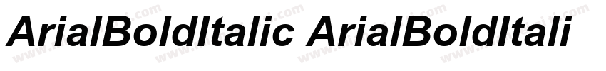 ArialBoldItalic ArialBoldItalic字体转换